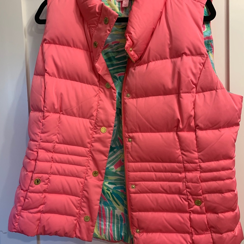 Lilly Pulitzer puffy Vest XL